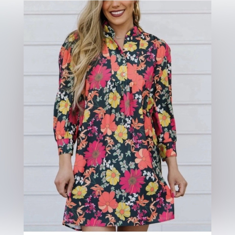 Michelle McDowell Vintage Petals Dress Size Small NWT